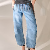 Calça Jeans Barrel