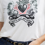 T-shirt Estampa Fire Heart