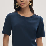 Vestido Curto em Malha