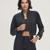 Jaqueta Bomber Jeans
