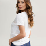 T-shirt com Bordado Gratitude