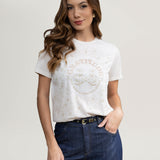 T-shirt com Bordado Gratitude