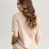 T-shirt com Aplicações Ursinhos