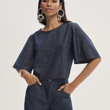 T-shirt Jeans Cropped