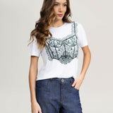 T-shirt Estampa Corset