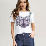 T-shirt Estampa Corset