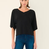 Blusa Ampla Essencial em Malha