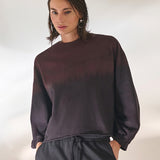 Blusa Cropped Malha Moletinho Marinho