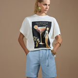 T-Shirt Estampada Art Decó