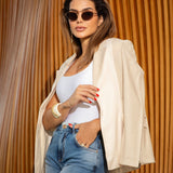 Blazer Amplo Bicolor