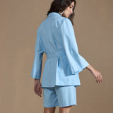 Blazer Kimono com Faixa Ajustável