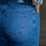 Calça Jeans Wide Leg CR+