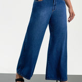 Calça Jeans Pantalona CR+
