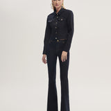 Calça Jeans Flare Escura