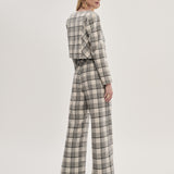 Calça Pantalona Xadrez