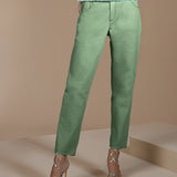 Calça Slouchy em Sarja Alecrim
