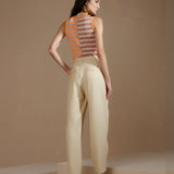 Calça Cenoura com Aleta