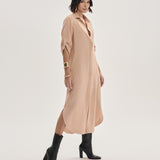 Chemisier Oversized com Faixa