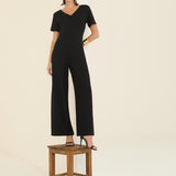 Macacão Essencial Pantalona Preto
