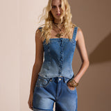 Short Jeans Barra Dobrada