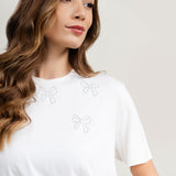T-shirt Laços em Hotfix