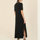 Vestido Midi Básico em Malha