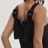 Vestido Midi Alça com Fivela