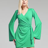 Vestido Mini com Trespasse