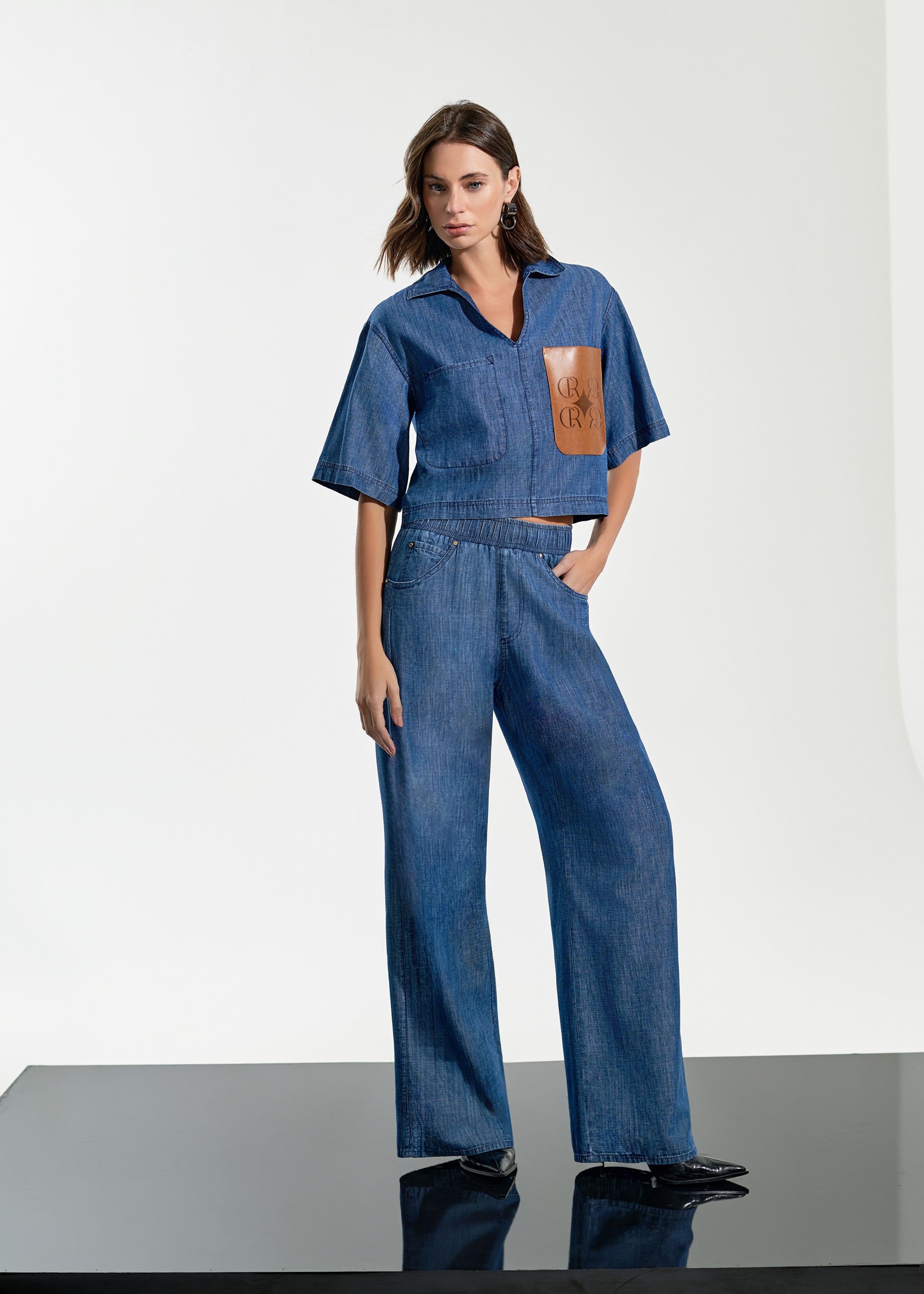 Calça Elastic Fit Jeans Claro