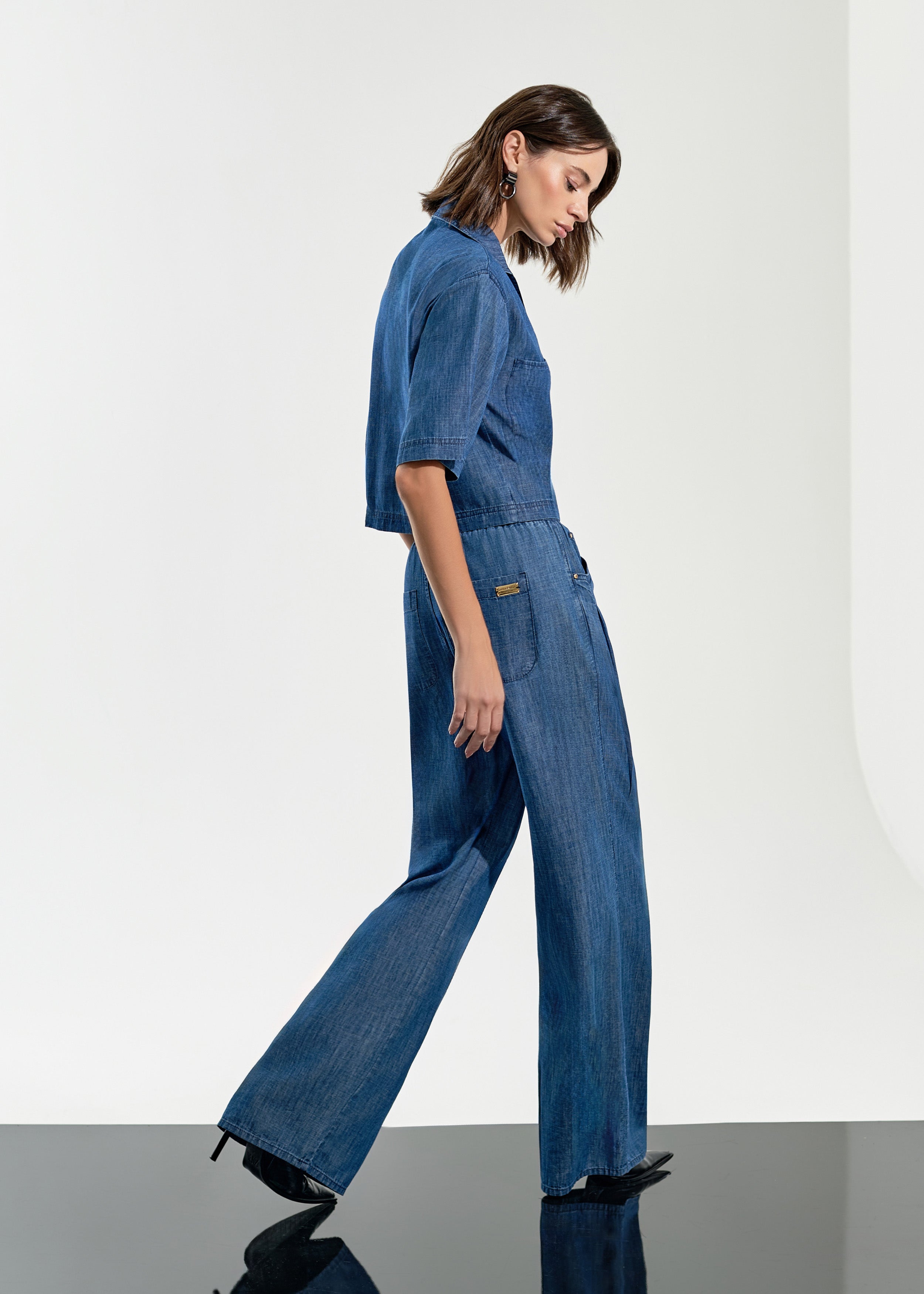 Calça Elastic Fit Jeans Claro