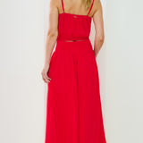 Calça Maxi Pantalona Fluida