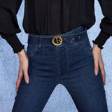 CALÇA JEGGING COM CINTO