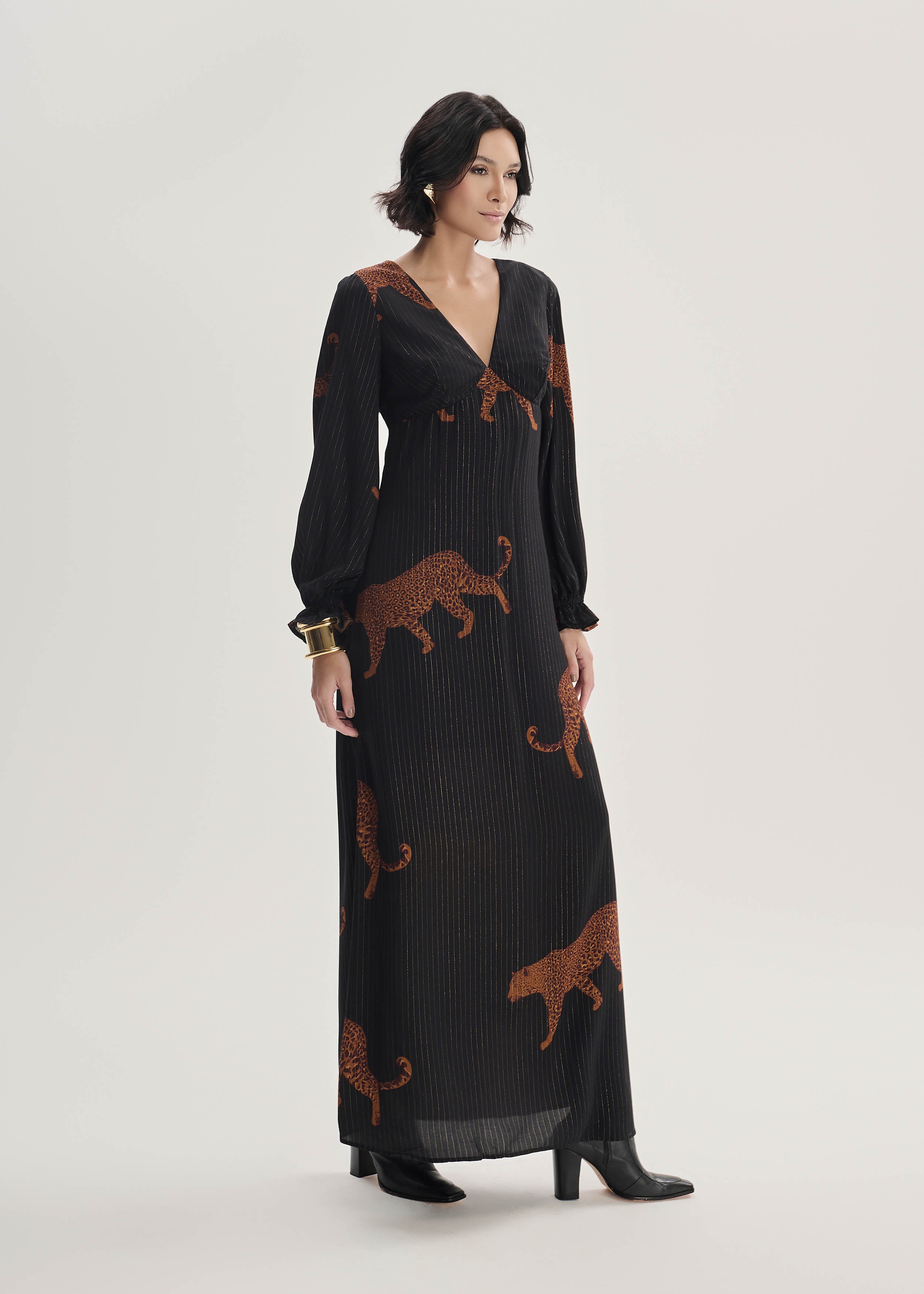 Vestido Longo Estampado