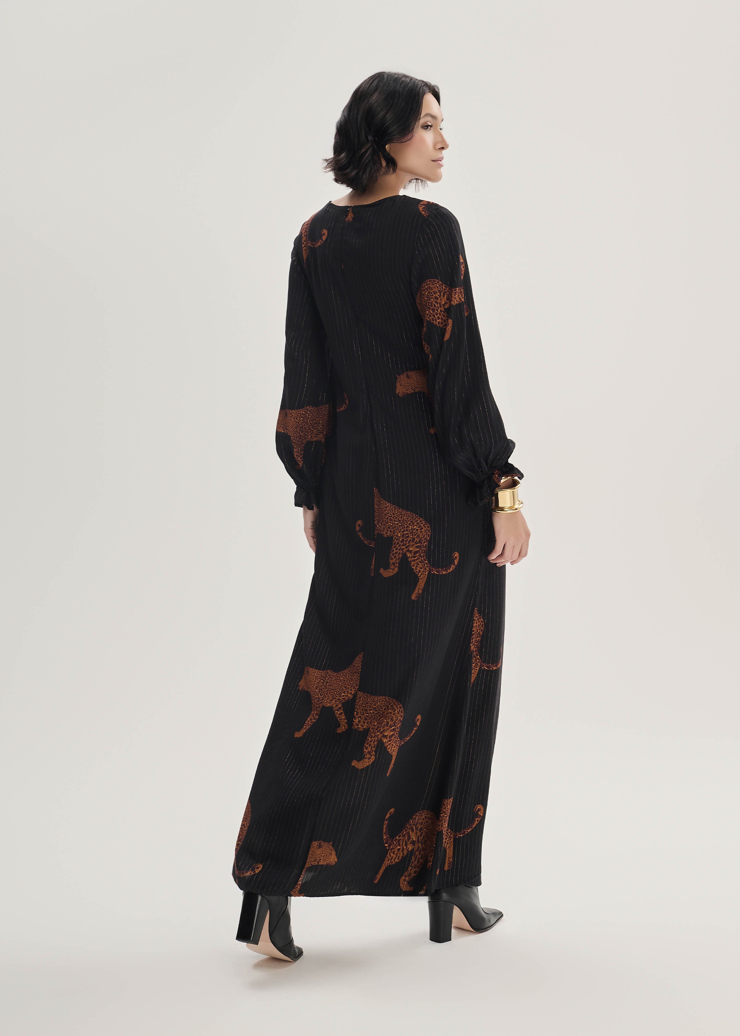 Vestido Longo Estampado