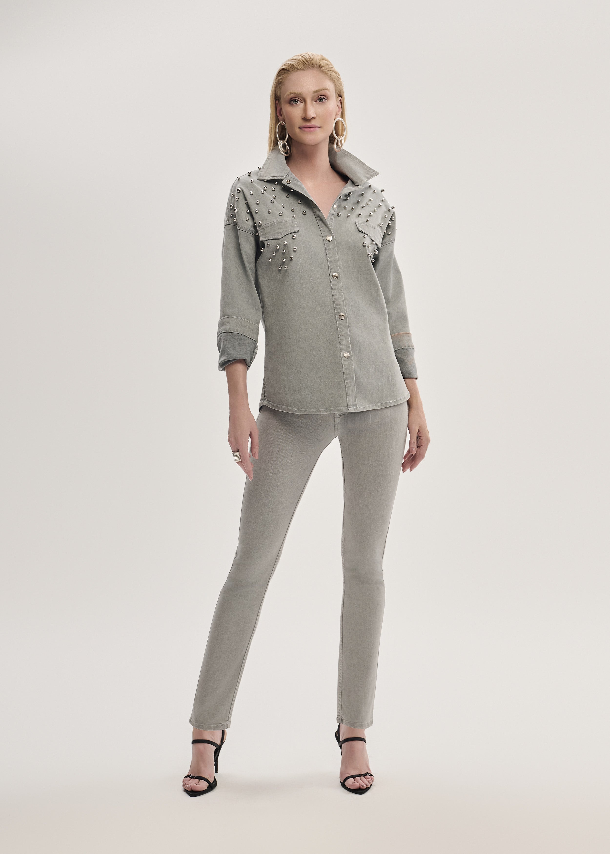 Calça Jeans Grey Skinny
