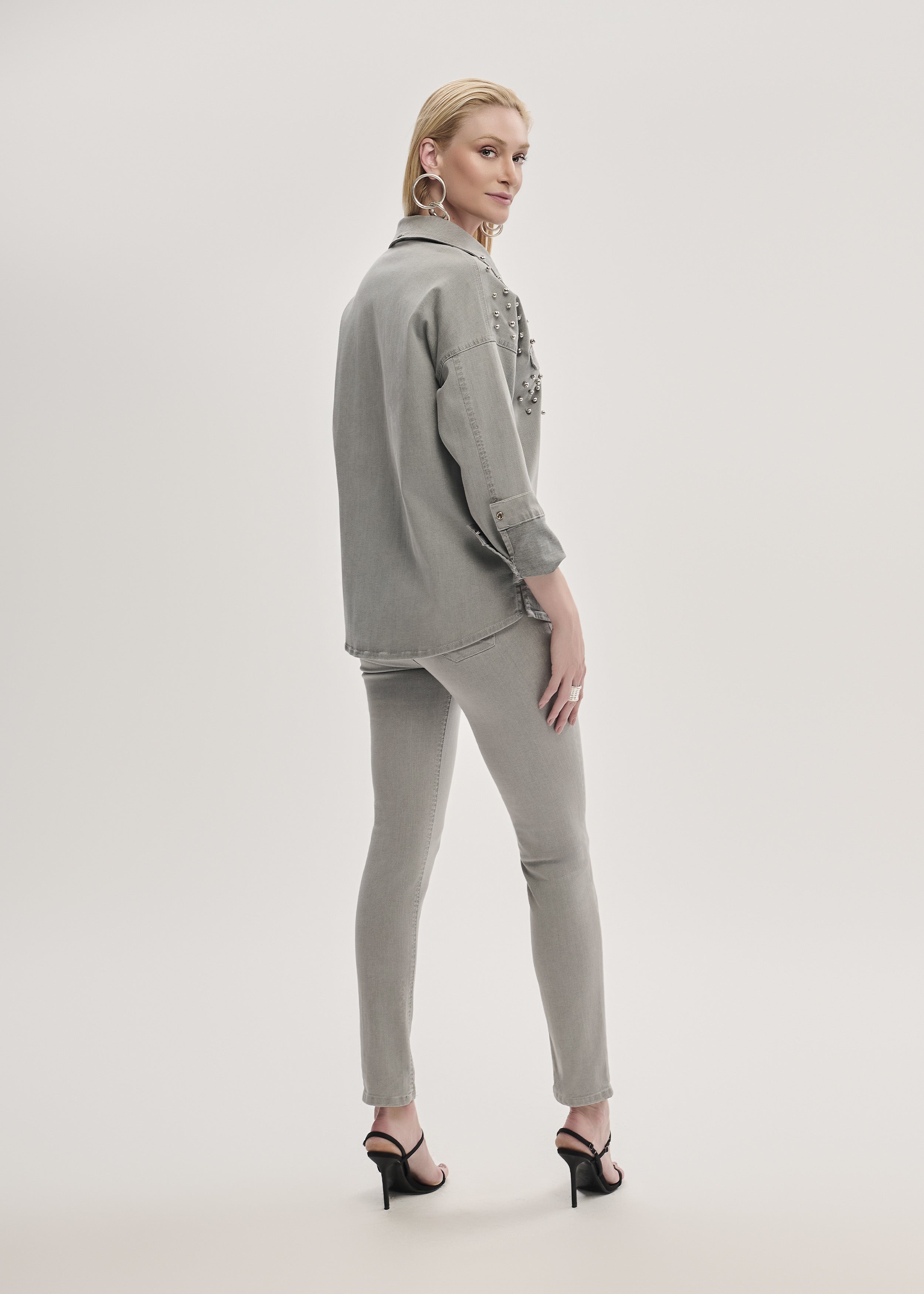 Calça Jeans Grey Skinny
