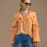 Bata com Gola Babado