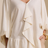 Bata Ampla Jabour Linhas Douradas