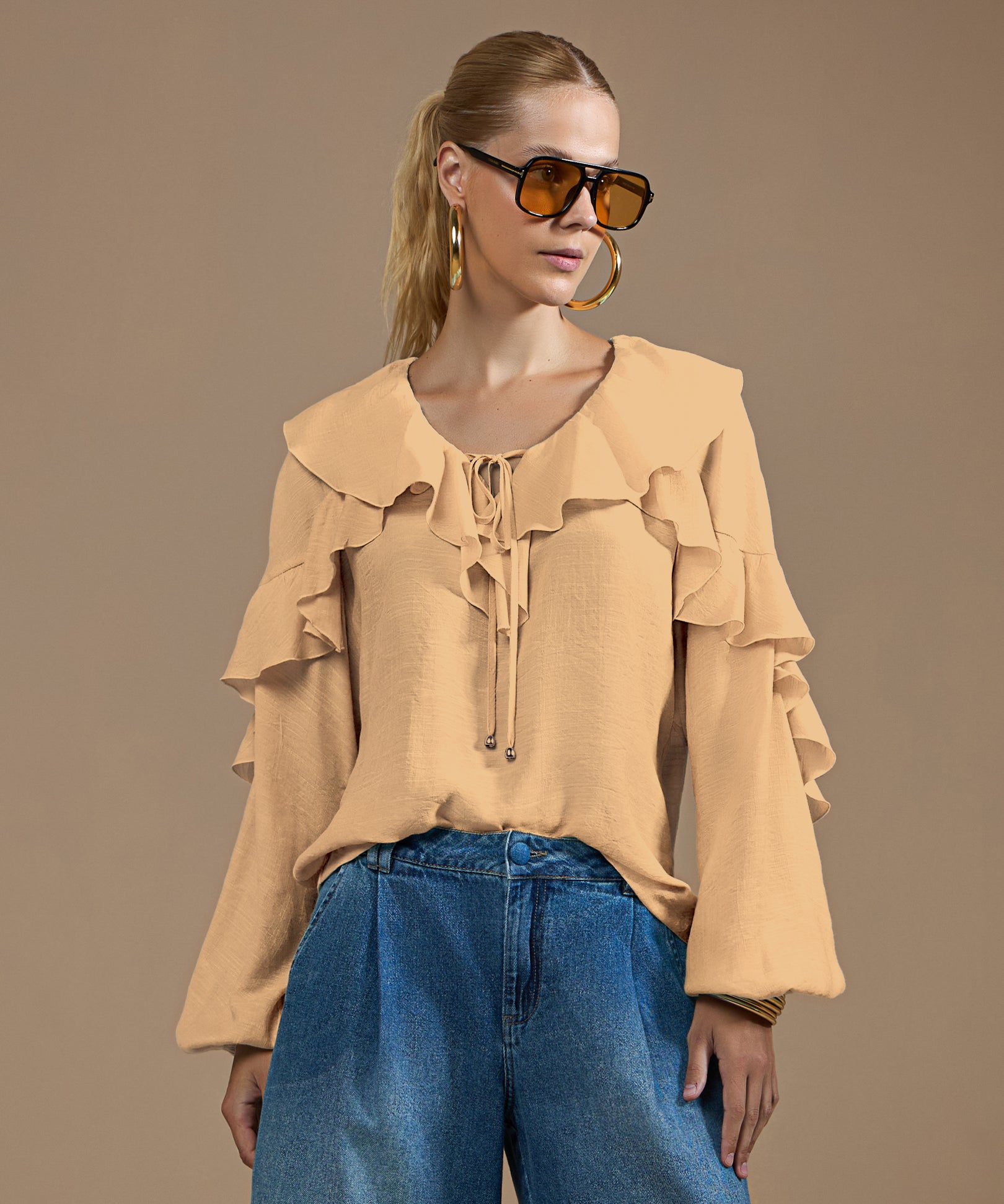 Bata com Gola Babado