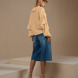 Bata com Gola Babado