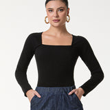 Blusa Feminina Manga Longa Canelada