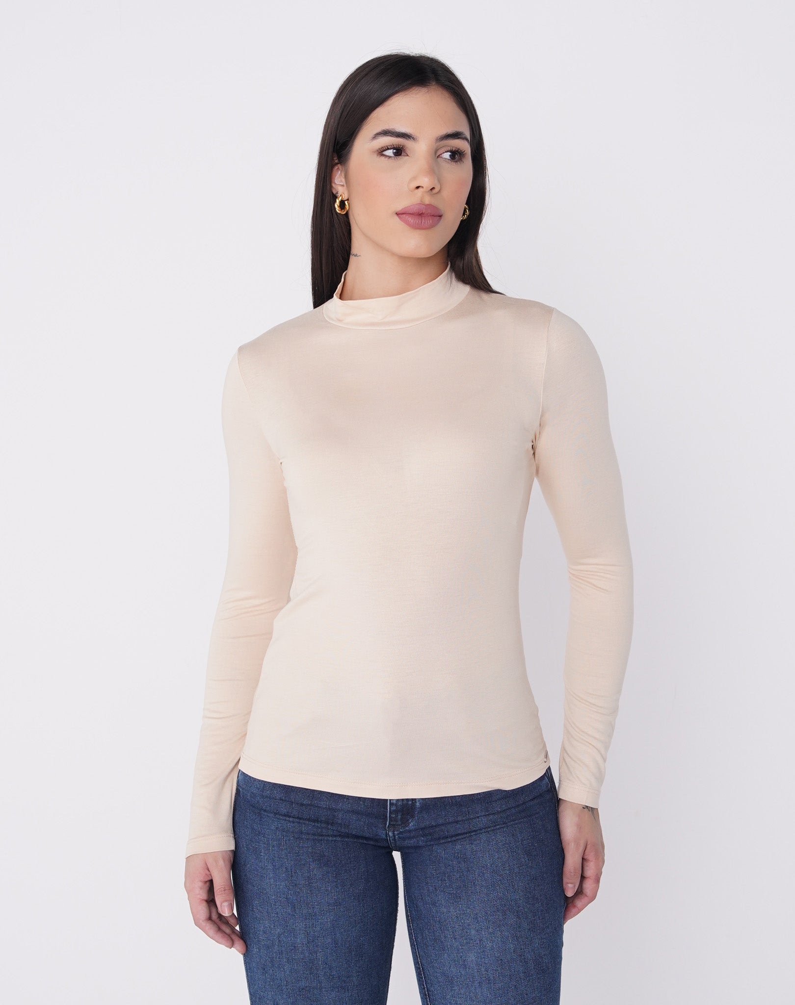 Blusa Básica Essencial Manga Longa