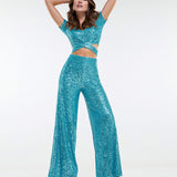 Top Paetês Transpassado