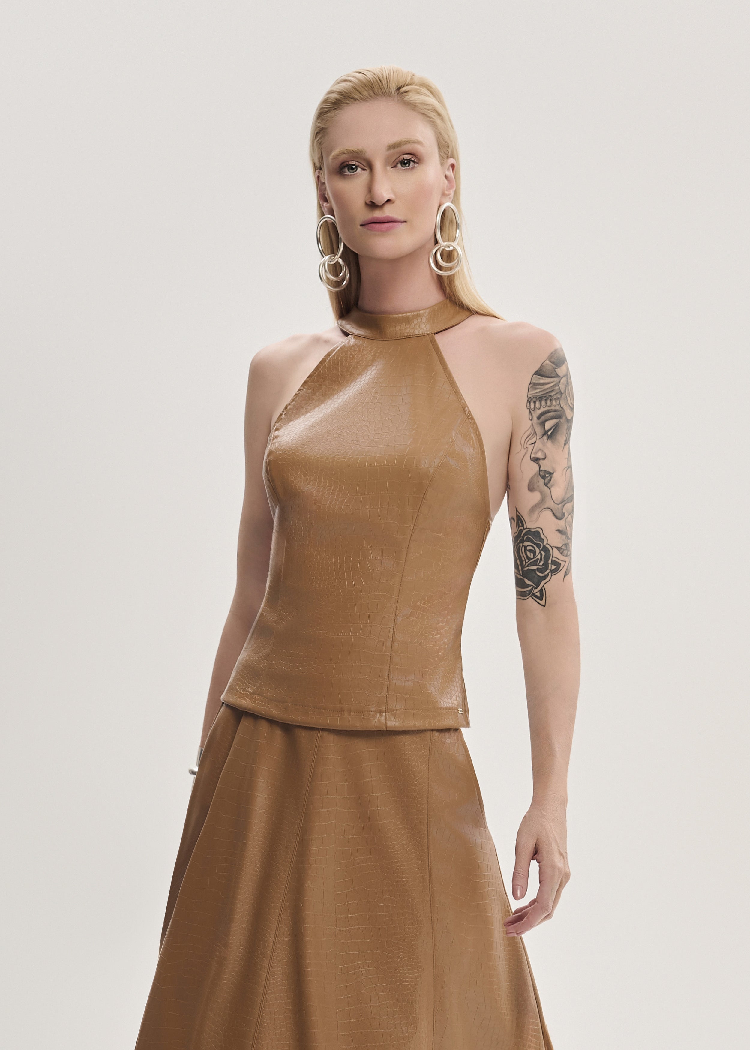 Blusa Croco Cavada
