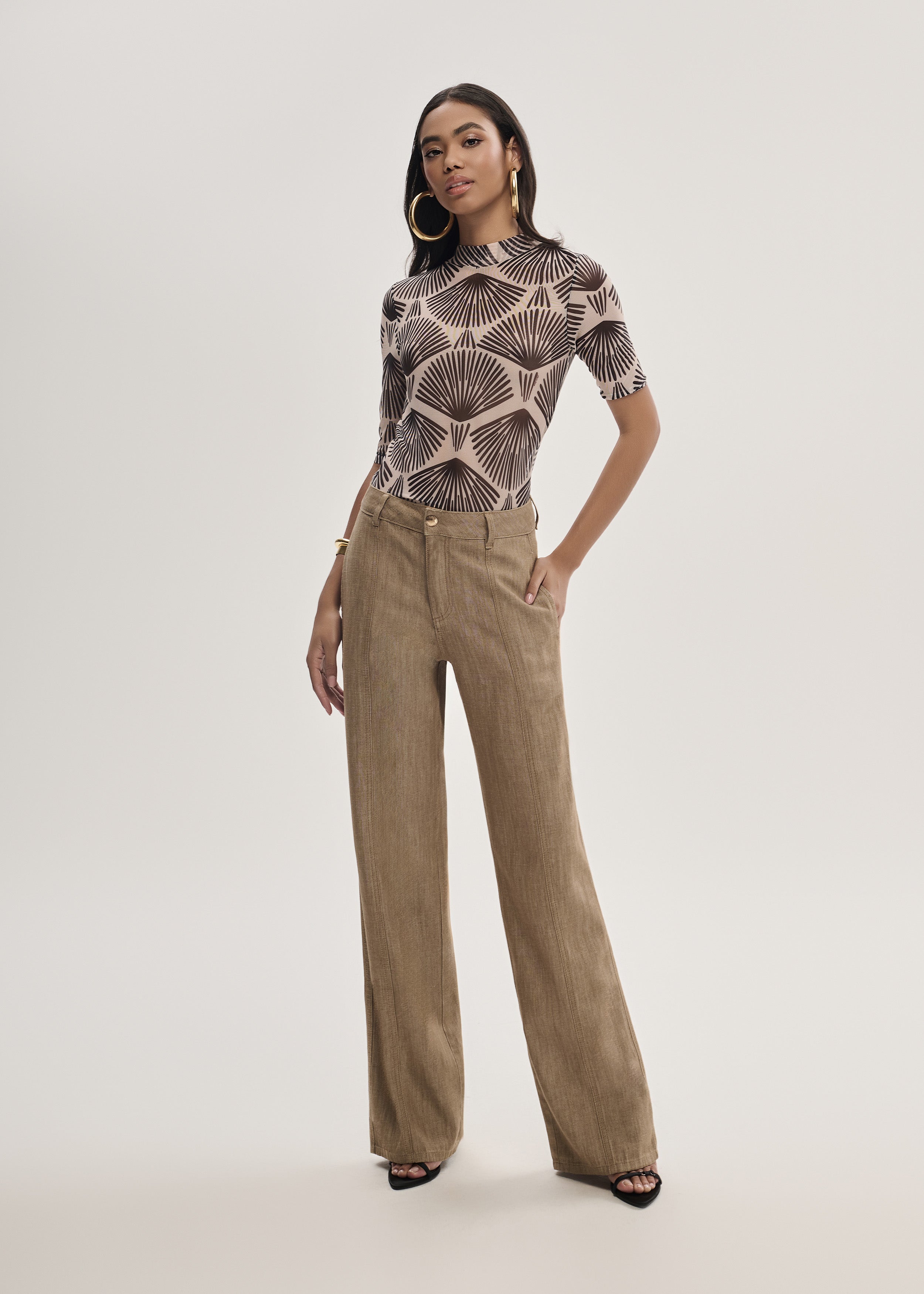 Calça Wide Leg
