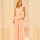 Calça Pantalona Maxi Fendi