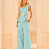 Calça Pantalona Maxi Oceano