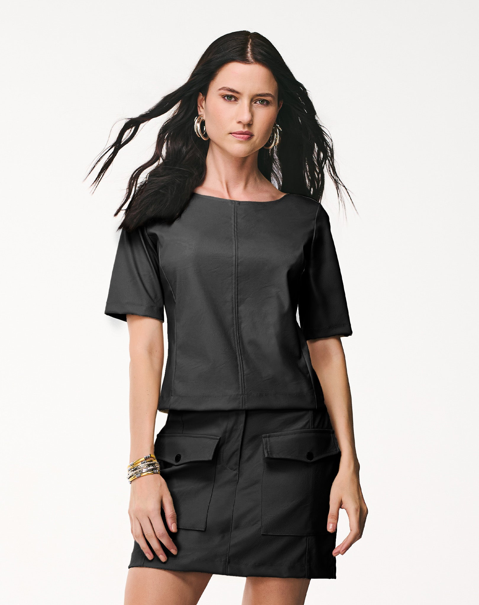 Blusa em PU