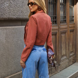 Bermuda Jeans Premium Bolso Abotoado