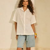 Bermuda Jeans Jorts em Liocel